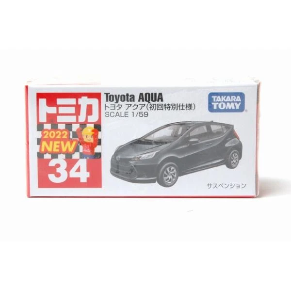 No.34 トヨタ アクア トミカ 初回特別仕様の商品画像